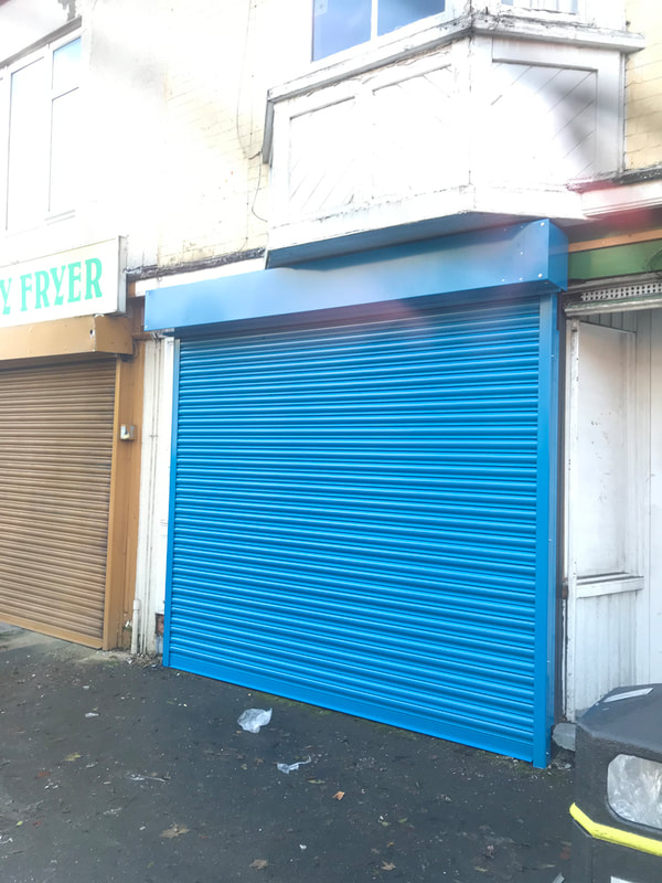 shop front roller shutters Nottingham